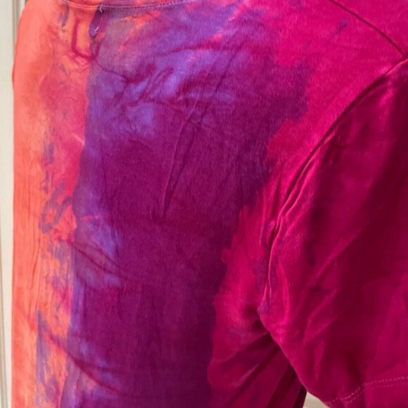 Y2K ART OF CLOTH T-SHIRT HAND DYED SHIRT MADE IN USA Sz S HIPPIE GROOVE - Picture 7 of 16